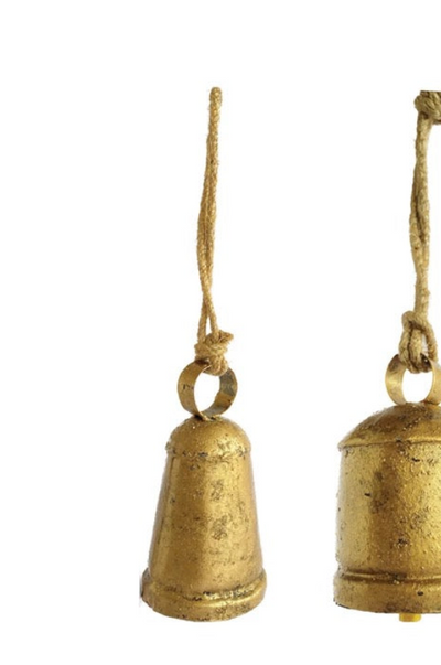 Antique Brass Metal Bell Ornaments