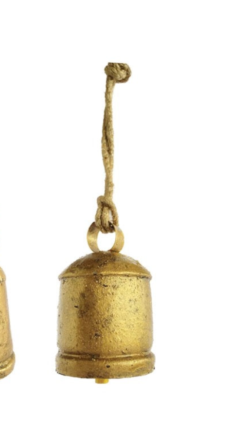 Antique Brass Metal Bell Ornaments