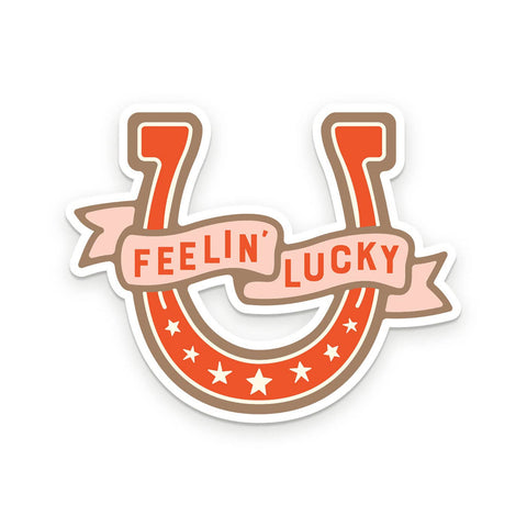 Feeling Lucky Horseshoe Sticker