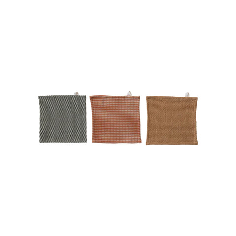 Cotton Dish Cloths | Set of 3