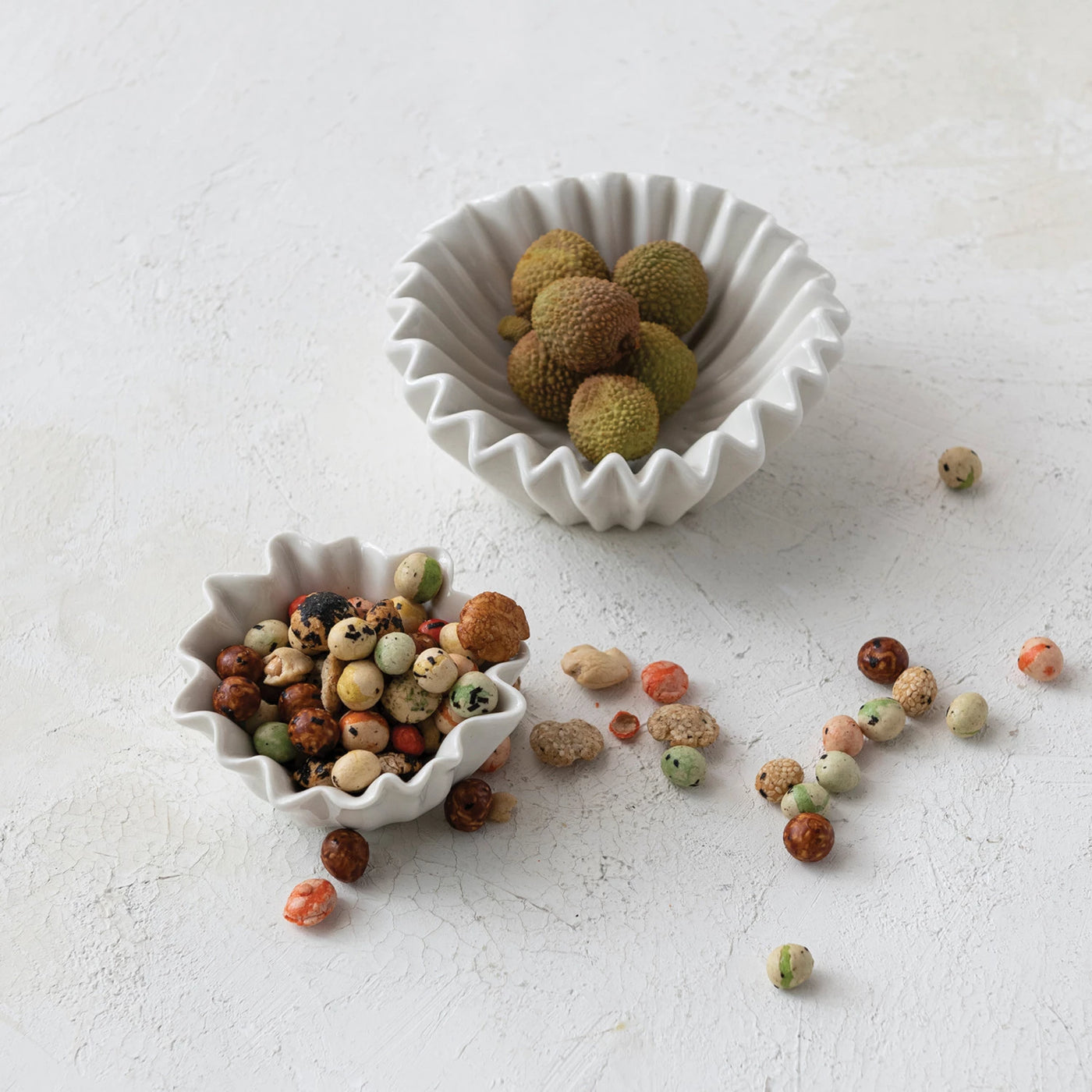 Stoneware Fluted Bowl