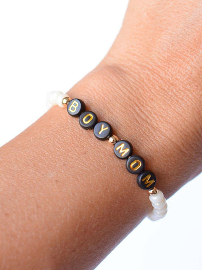 Boy Mom Stretch Bracelet