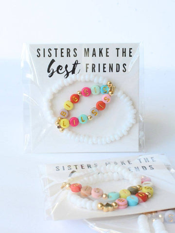 Big Sis + Lil Sis Best Friends Bracelet Set