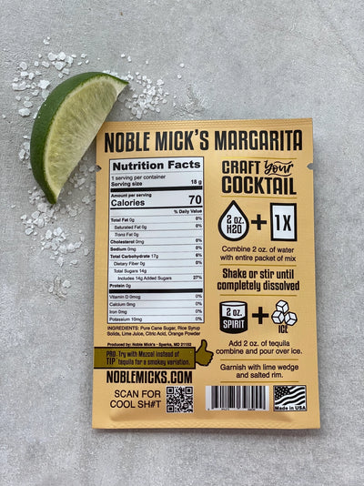 Noble Mick's Single Serve Cocktail Mix