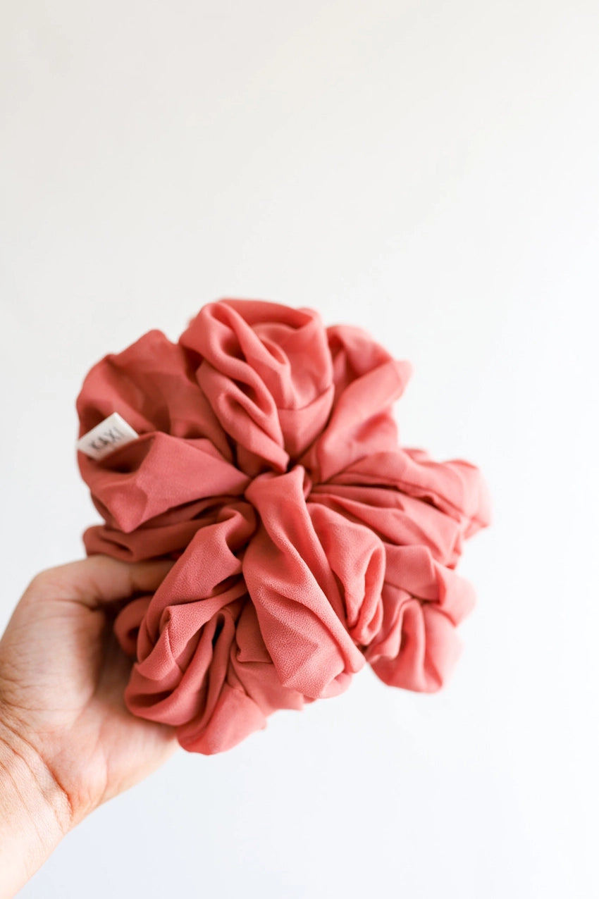 KAXI Jumbo Scrunchie | Dusty Rose