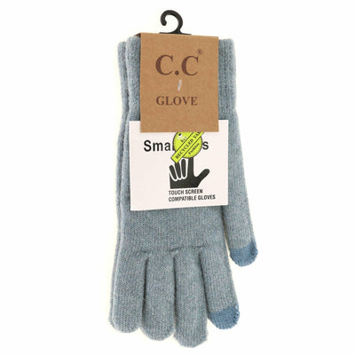 C.C Beanie Soft Recycled Yarn Smart Tip Gloves