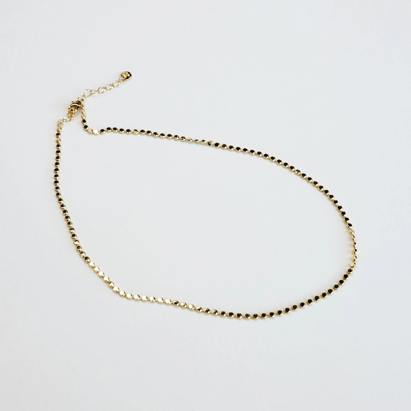 Roxie Disc Chain Necklace | Gold