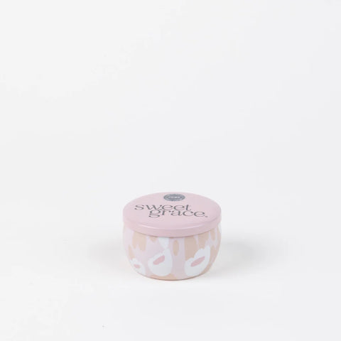 Sweet Grace Floral Mini Tin Candle